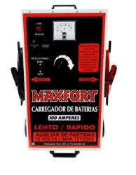 Carregador de Bateria 100A 12V com Auxiliar de Partida  MX4 - MAXFORT